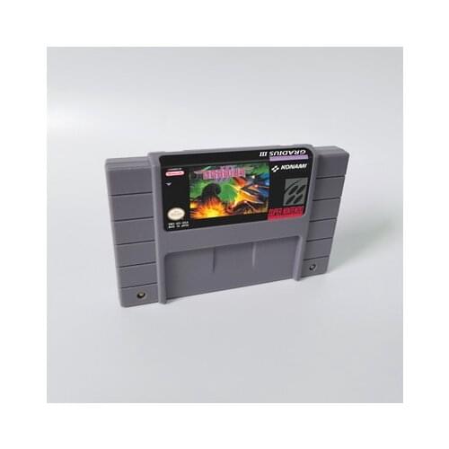 Gradius III - Action Game Card US Version English Language