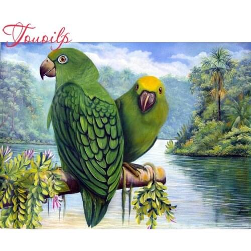 DIY Diamond embroidery parrot bird picture,diamond painting Cross Stitch full square&round drill Rhinestone mosaic wall decor