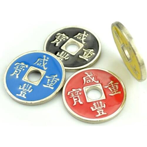 Chinese Coin Magic Tricks 4 coins/set Ancient Coin King Magic Coin Magic Props Gimmick Close Up Mentalism