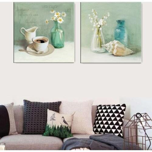 Classical Oil Painting Flower vase Pictures Canvas Painting Prints Wall Art Pictures For Living Room Decor Poster