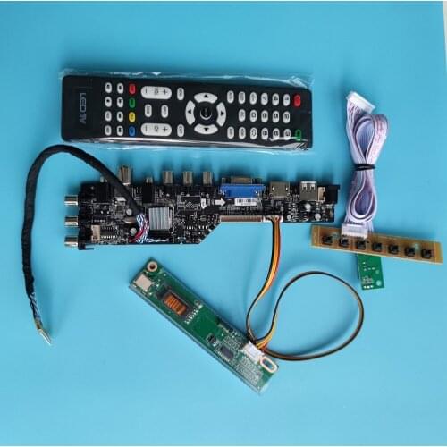 Kit for LTN170WX-L05 17" Controller board HDMI 1 CCFL DVB-T remote TV 30pin 1 CCFL LCD VGA USB 1440X900 Panel digital