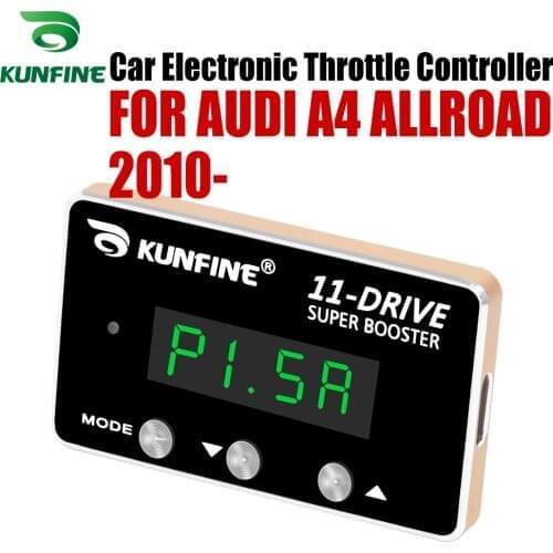 KUNFINE Car Electronic Throttle Controller Racing Accelerator Potent Booster For AUDI A4 ALLROAD 2010-After Tuning Part 11 Drive