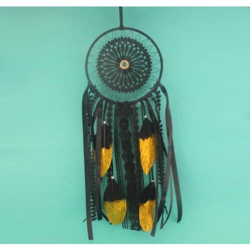 Indian Style Diameter 15*45cm Dreamcatcher Handmade Wind Chimes Hanging Pendant Dream Catcher Home Wall Art Hangings Decorations