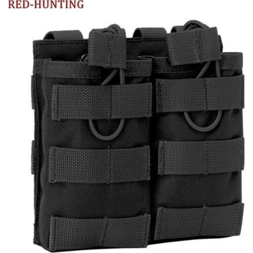 New Tactical MOLLE Double Open Top Mag Pouch M4/M16 Magazine Pouch Airsoft Military Paintball Gear Vest Accessory Pack
