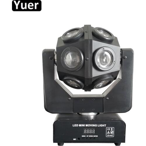 Moving Head LED Beam Stage Lighting 12x10W LED RGBW 4in1 Professional DMX512 For Disco DJ Music Party KTV Nightclub Laser Lights