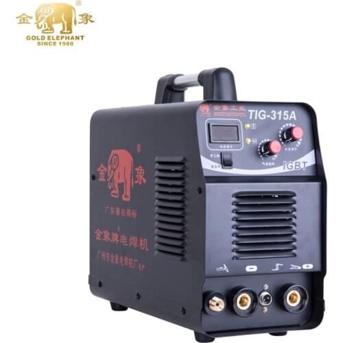 DC IGBT Module Aluminium Argon Welder Tig Welding Machine TIG-315P Carbon Steel TIG-315 AC Motor 85% Inverter Welders