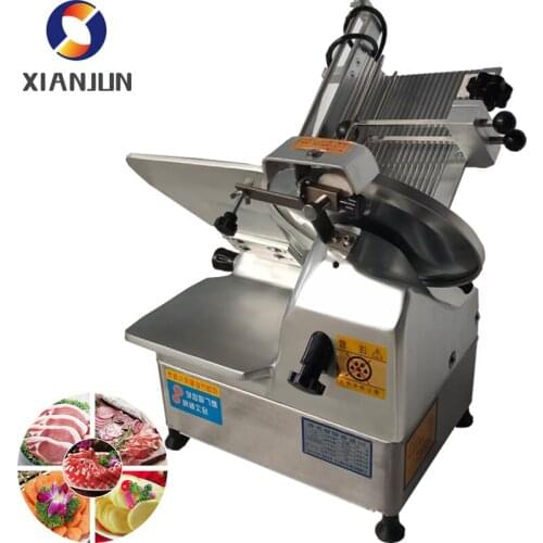 QY-32 High-Efficiency Fish Fillet Meat Slicer Commercial Automatic Meat SlicerShredder Shredder Mutton Roll Shredder Adjustable