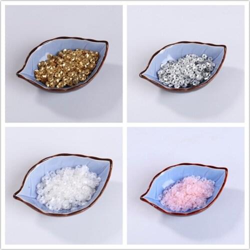 10g Multi Size Matte Golden Plum Flower Cup Sequins Sewing Craft/DIY Embellishment Findings 3D Flowers Shape Sequin For Craft