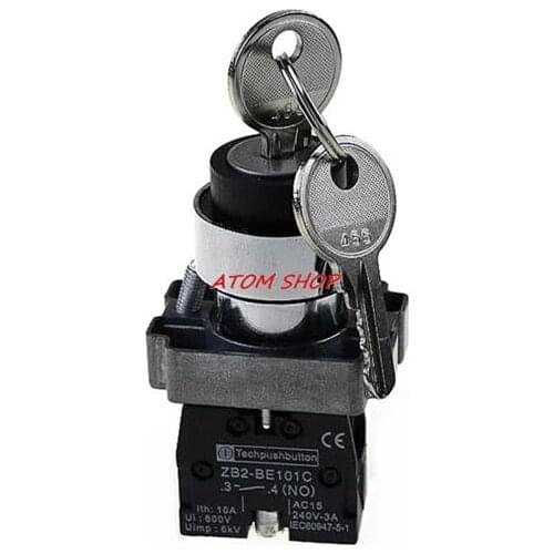 21C 1 N/O 2 Positions Maintained Key Select Selector Switch XB2-BG21