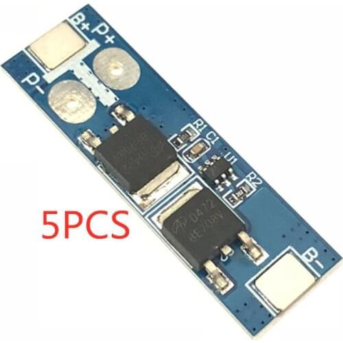5PCS 3.2V lithium iron phosphate protection board single section 1 string 3.7V battery anti-overcharged and discharged 12A