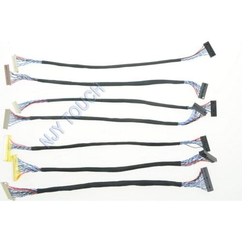 7 x Common LVDS Cables for Universal LCD Display Panel Compatiable Best 260mm
