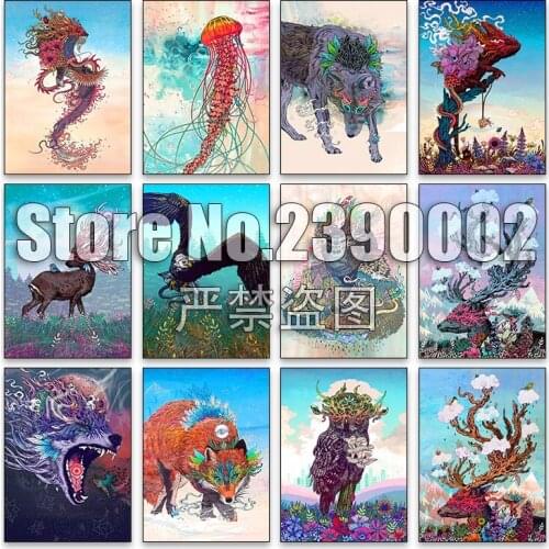 Natures Spirits 5d Diy Diamond Painting Cross Stitch Diamond Embroidery Mosaic Home Decor Hobbies Full Square Rhinestone Gifts