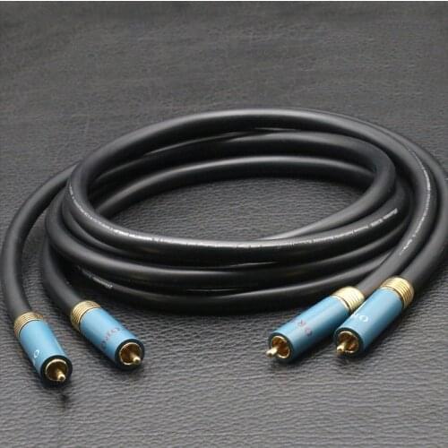 MONSTER 100 HIFI audio cable RCA line thickened wall connector canare professional power amp cable size 0.5m 1m 1.5m 2m