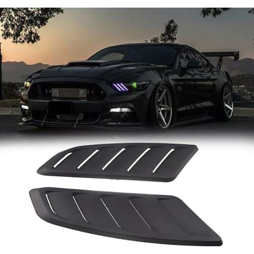 Car Rear Window Shutter Louver Cover Trim Decor for ford Mustang