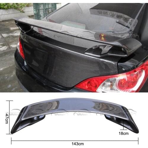 Carbon Fiber Rear Trunk Spoiler Wing Boot For Hyundai GENESIS COUPE 2009-2011