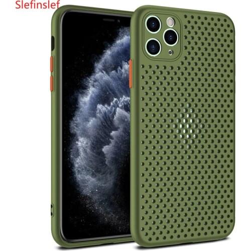 Heat Dissipation Phone Case For iPhone XR XS 11 Pro MAX Cover Cool Slim Soft TPU Case For iPhone X 8 7 6 6s Plus Ultra Thin
