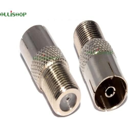 10 peices RF Coaxial TV F-Type to Female RF Adapter/Connector for FTA Sattelite TV - Pay TV - Areal Connection Coaxial Cable