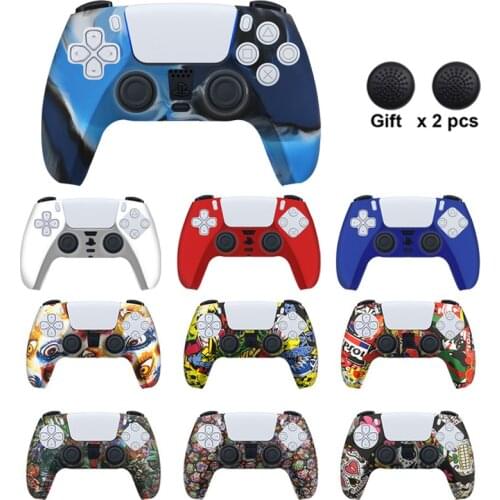 For SONY Playstation 5 Soft Silicone Gel Rubber Case Cover For PS5 Controller Protection Case For PS5 Gamepad Accessories