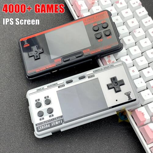 New FC3000 handheld game console 8 simulator red and white childrens color screen game console for PXPX7