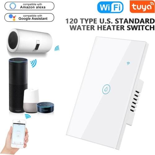 US/AU WiFi Boiler Water Heater Switch 4400W Tuya Smart Life App Remote Control ON OFF Timer Voice Control Google Home Alexa Echo