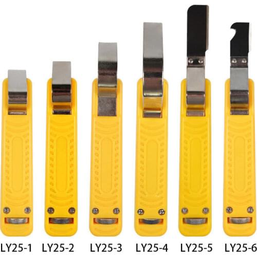 Portable Adjustable Insulated Round Wire Stripper, Cable Stripper, Electricians Knife, Manual Wire Stripper Combination Tool