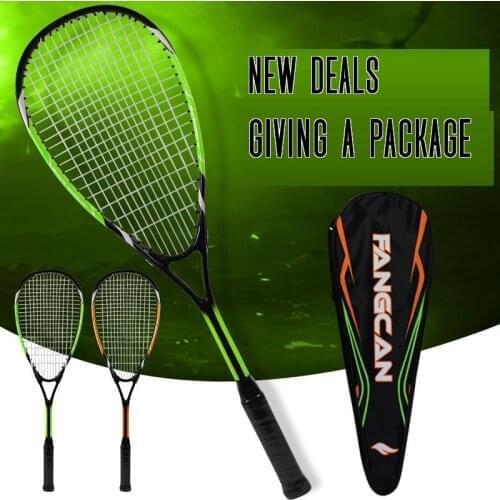 Professional Squash Racket Racquet Aluminum With Carbon Fiber Material For Squash Sport Training Beginner With Carry Bag -40