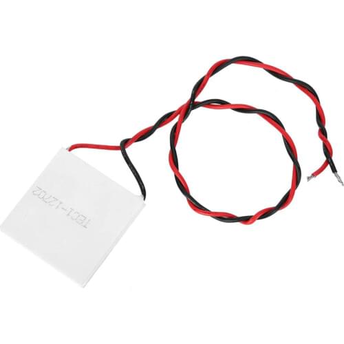 TEC1-12702 40x40mm Thermoelectric Cooler Cooling Peltier Plate Module 0 6kg/cm²
