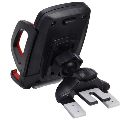 Universal Cradle Holders 360 Degree Rotate Multifunction Navigation Portable Car CD Slot Mount Phone Holder Stand Accessories