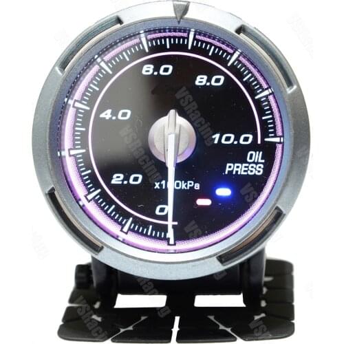 2.5" 60mm Universal DF Link C2 Advanced BF Gauge Car Meter Oil Press Racing Gauge Engine Oil Pressure Sensor Included