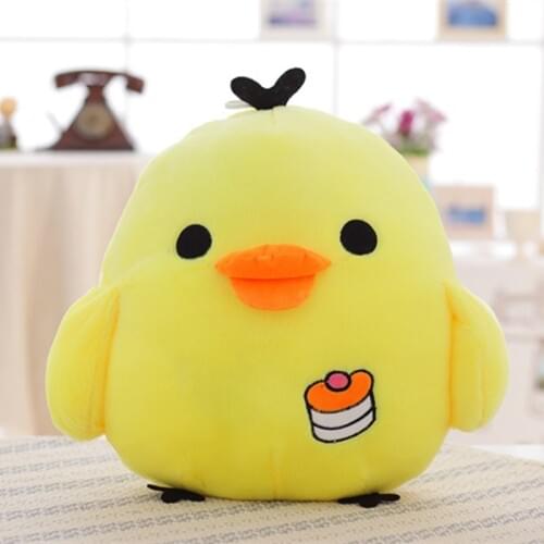 1pc Lovely Chick Plush Doll Stuffed Kids Toys for Children Chicken Rooster Cock Wedding Birthday Gifts Creative New Style 2018