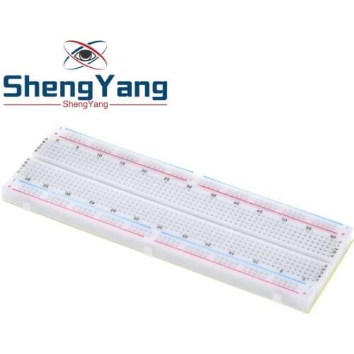 1pcs ShengYang Breadboard 830 Point PCB Board MB-102 MB102 Test Develop DIY kit nodemcu raspberri pi 2 lcd High Frequency