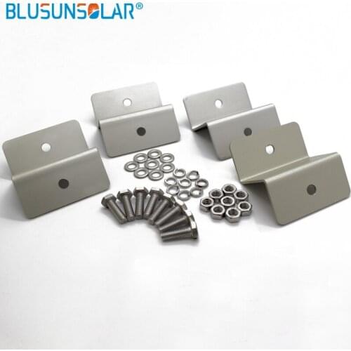 100 sets high quality Z-type 100% Aluminum Solar Panel Roof Mounting Bracket for carvan roof,ship by Fedex ZJ0216