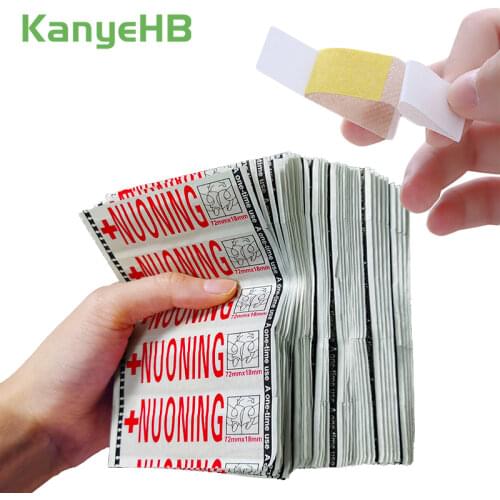100pcs 2 Types Waterproof Band-Aid & Breathable Band-Aid For Wounds Hemostasis Medical Plasters Bandage First Aid Adhesive Patch