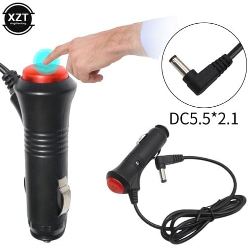 12V 24V DC 2.1x5.5mm Plug Car Cigarette Lighter Charger Power Cable Cord Lead For Car Monitor / Camera 3M