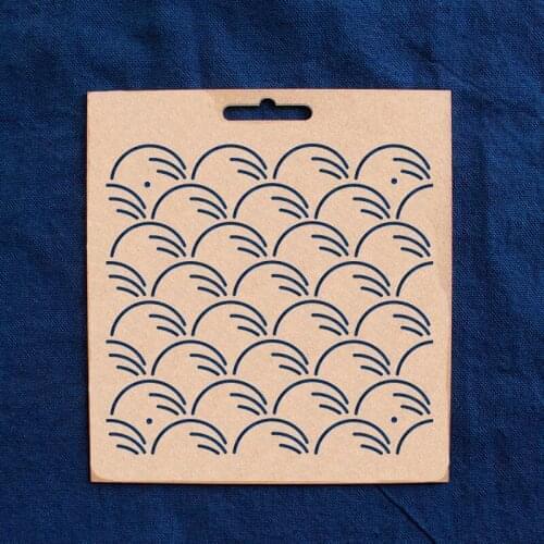 20*20cm big size Vintage wave transparent costura Embroidery quilt line template, patchwork ruler plotting board