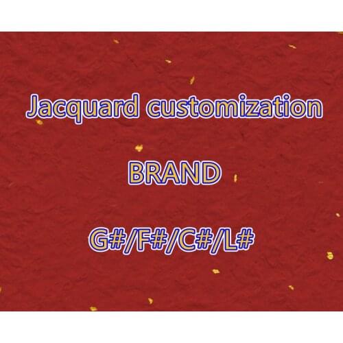 2021 Brand jacquard custom fabric digital printing fabric private brand fabric custom printing bag printing welcome consultation