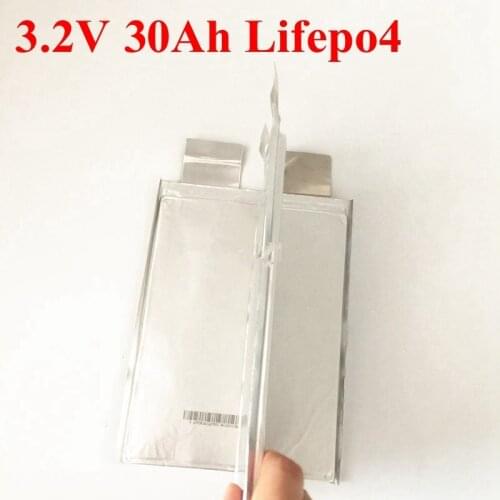 4pcs New 3.2v 30Ah Lifepo4 Cell High 50A 90160240 Battery for Pack Diy 12.8v Lifepo4 Battery 12v 30ah Solar Power Light System