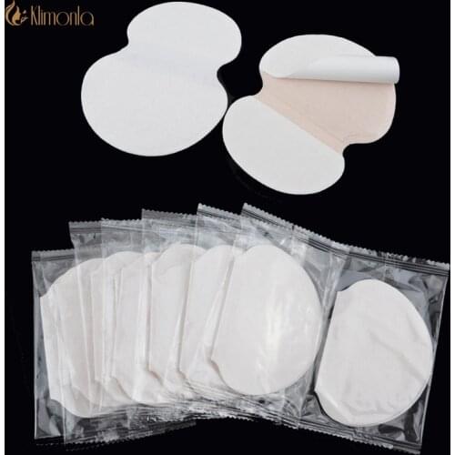 100X ( 50 Pairs ) Summer Deodorants Cotton Pads Underarm Armpit Sweat Pads Dress Disposable Stop Sweat Shield Guard Absorbing