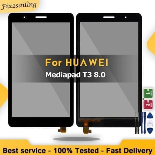 For Huawei MediaPad T3 8 KOB-L09 KOB-W09 New Tested Touch Glass Screen Replacement Outer Glass Panel Lens