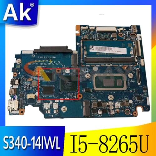 For Lenovo Flex-15iwl S340-14IWL S340-15IWL laptop motherboard LA-H101P with CPU I5-8265U RAM 4G GPU MX230 2G 100% test work