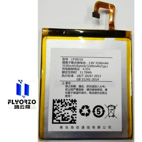 Brand new High Quality 3200mAh Hisense LP38310 Battery For Hisense LP38310 Mobile Phone