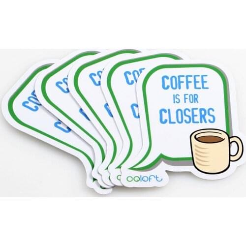 Glossy Lamination Car Sticker Custom Die Cut Decal UV Protected Screen Printing window decal ---DH13012