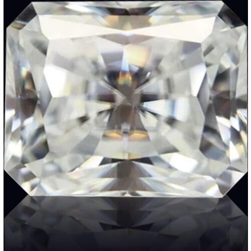 0.2ct To 10ct Radiant Cut Moissanite Stones D Color VVS1 Lab Loose Diamond Excellent Brilliant Cut For Wedding Jewelry Gemstone
