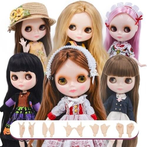 Neo Blyth Doll NBL Action/Anime Figure Customized Shiny Face,1/6 BJD Ball Jointed Doll Ob24 Doll Blyth , kids Toys for Children
