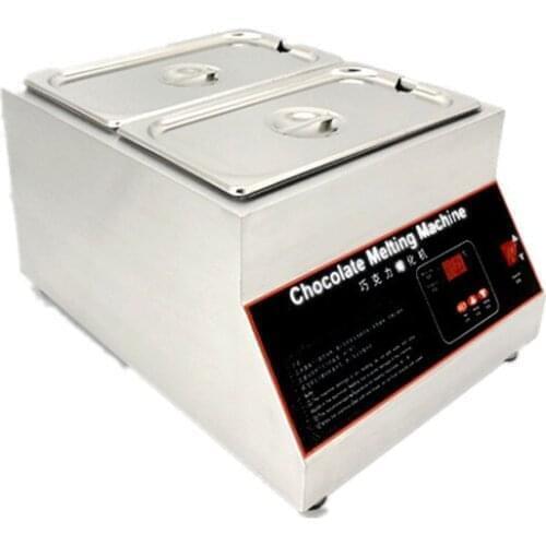Small double pots electric chocolate melting pots/chocolate melting/chocolate melting tank machine