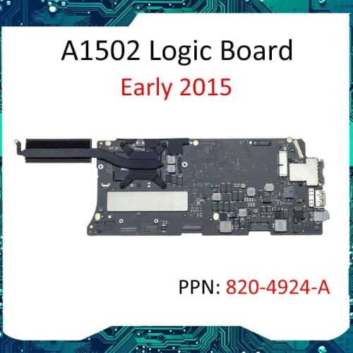 Tested A1502 Logic Board 2.7GHz/2.9GHz 8GB i7 3.1GHz 16GB for MacBook Pro Retina 13" A1502 Motherboard 820-4924-A 2015 Year