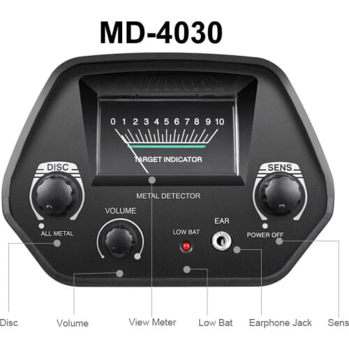 Metal Detector MD4030 Underground Gold detectors MD-4030 Length Adjustable Treasure Hunter Seeker Portable Hunter Detector