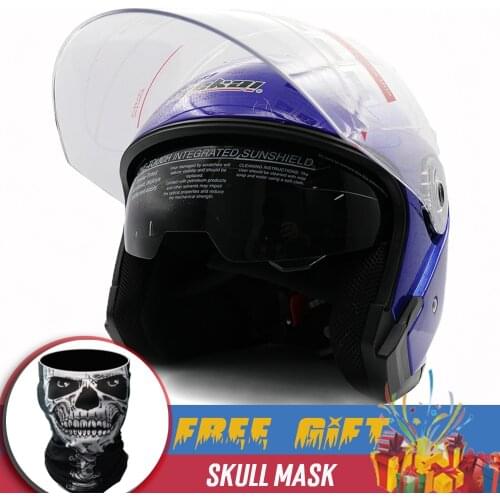 NEW Retro Vintage Casco Moto Unisex Motorcycle Helmet Open Face Scooter Biker Motorbike Racing Riding Helmet Riding