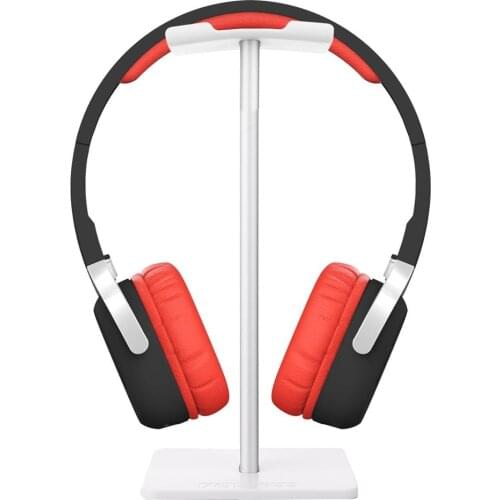 Headphone Stand Headset Holder With Aluminum Supporting Bar Flexible Headrest ABS Solid Base for All Logitech Headphone Serials