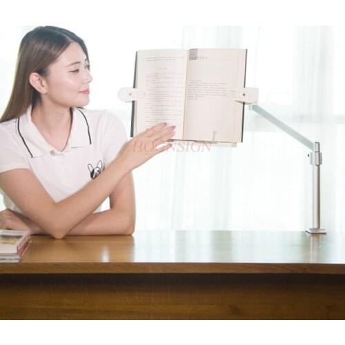 Reading shelf reading shelf reading shelf table adult student with retractable lazy bracket artifact book holder book rest